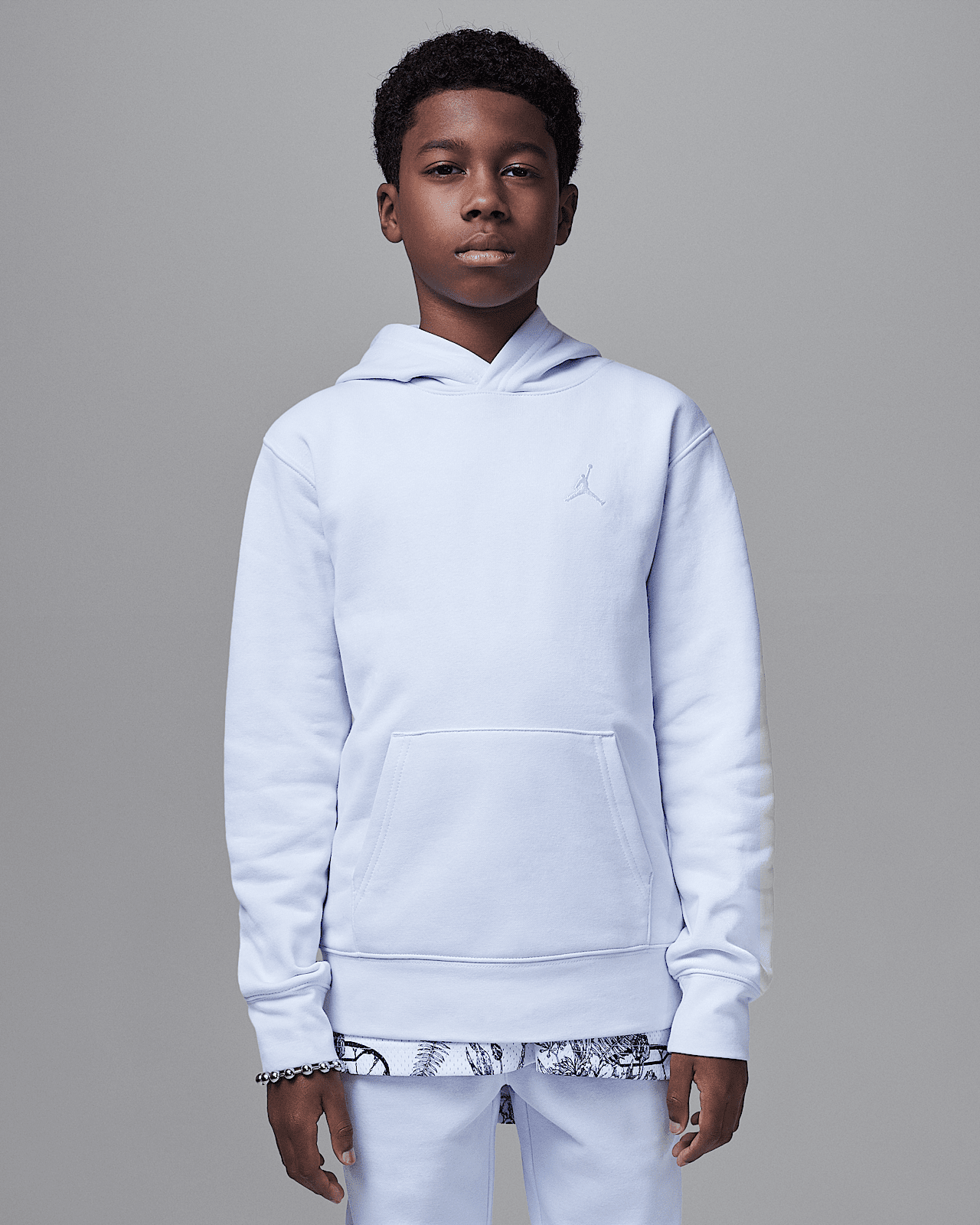 Jordan MJ Brooklyn Big Kids Fleece Pullover Hoodie 7850.0 Sneaks.kg